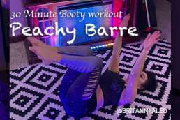 Home peachy Booty barre workout